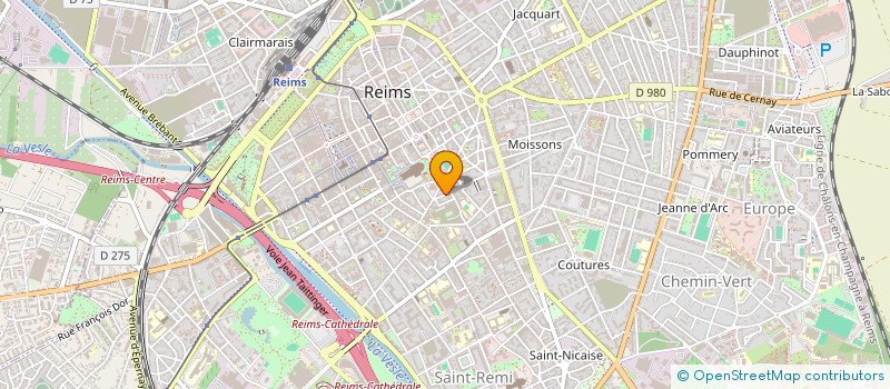 localisation de l'entreprise SELARL BENKOUSSA-BOISSY  REIMS