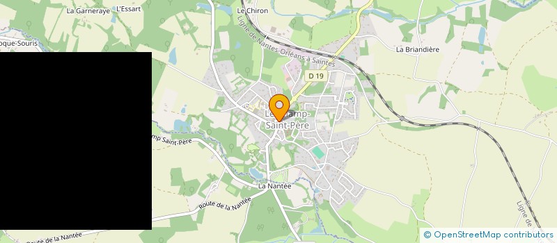 localisation de l'entreprise SELARL BERCOT-DANOT  LE CHAMP-SAINT-PERE