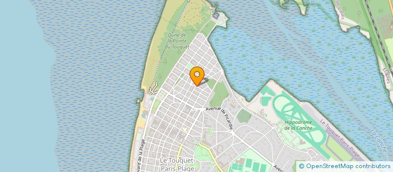 localisation de l'entreprise SELARL BERENGERE SICOT  LE TOUQUET-PARIS-PLAGE