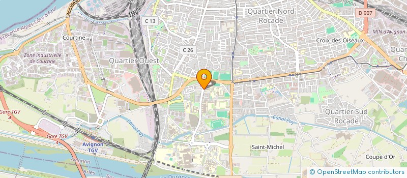 localisation de l'entreprise SELARL BERTEI  AVIGNON