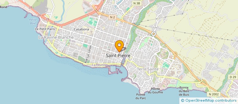 localisation de l'entreprise SELARL BETTY VAILLANT  SAINT-PIERRE