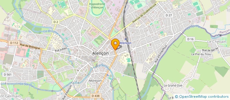 localisation de l'entreprise SELARL BIGET NOWAKOWSKI ANTOINE à ALENCON