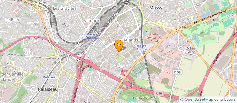 localisation de l'entreprise SELARL BINOCULARIS à MASSY