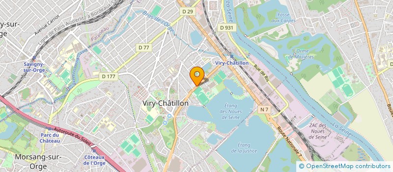 localisation de l'entreprise SELARL BITTON à VIRY-CHATILLON
