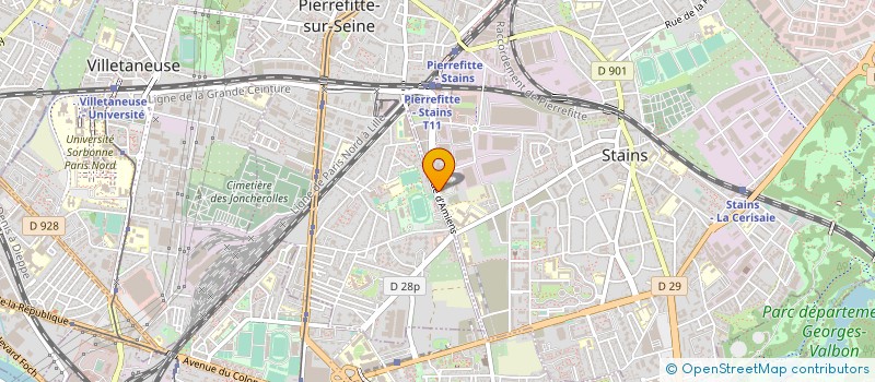 localisation de l'entreprise SELARL BLANC EMMANUEL à STAINS