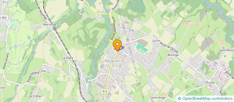 localisation de l'entreprise SELARL BLANPAIN à REIGNIER-ESERY