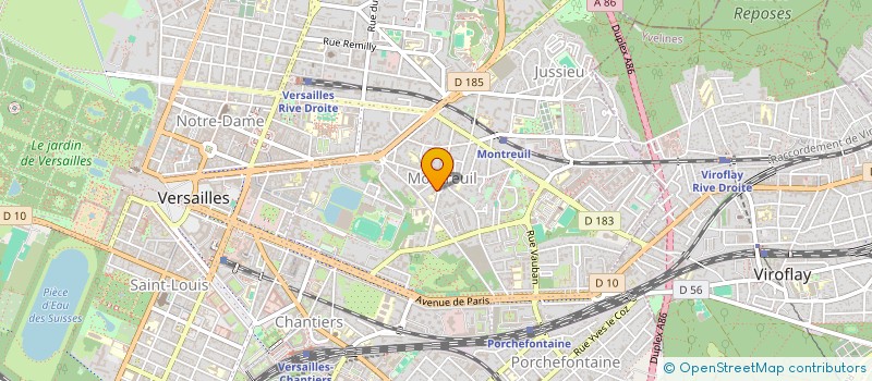 localisation de l'entreprise SELARL BLOMBOU GOUTH à VERSAILLES
