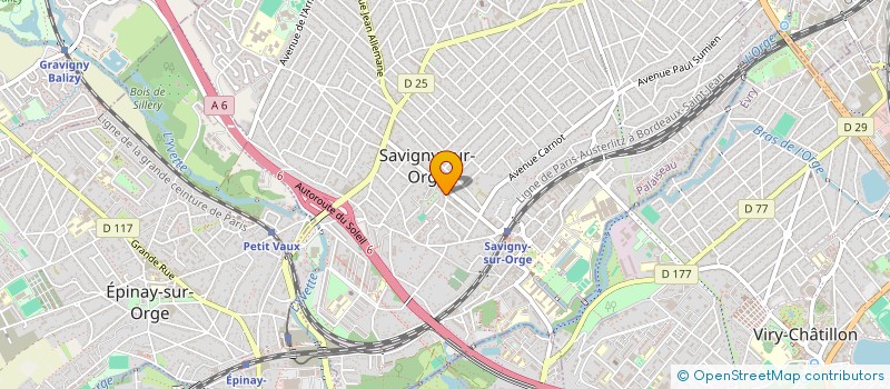 localisation de l'entreprise SELARL BONDUELLE à SAVIGNY-SUR-ORGE