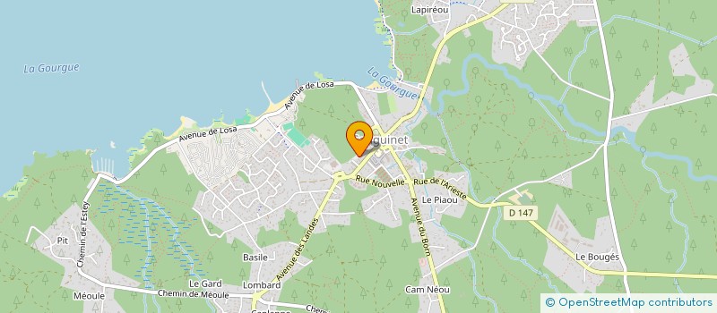 localisation de l'entreprise SELARL BORDELOT  SAINT-MAGNE-DE-CASTILLON