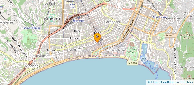 localisation de l'entreprise SELARL BOREL  NICE