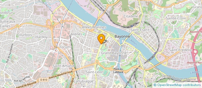 localisation de l'entreprise SELARL BOUSQUET  BAYONNE