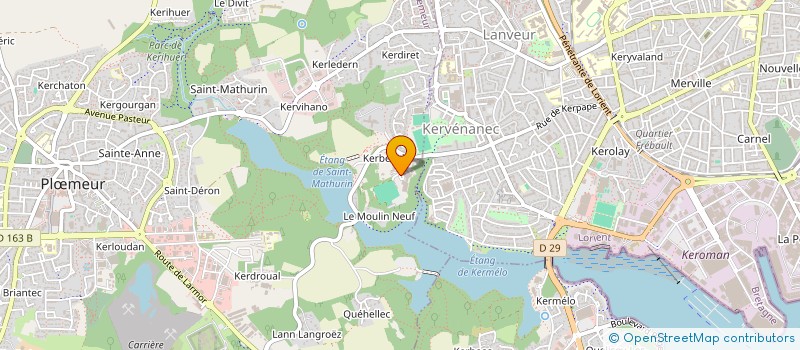 localisation de l'entreprise SELARL BREIZH GYN & CO  PLOEMEUR