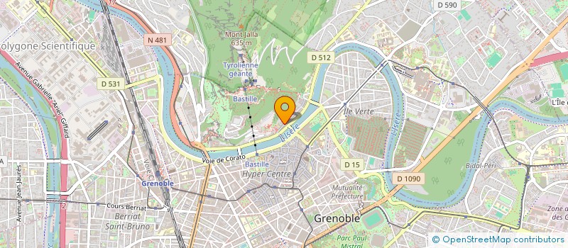 localisation de l'entreprise SELARL BRENAS - DOUCERAIN ARCHITECTES  GRENOBLE