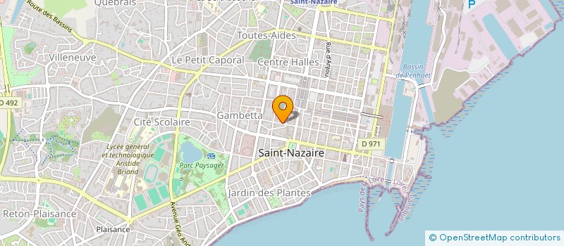 localisation de l'entreprise SELARL BRICE GIRBAL  SAINT-NAZAIRE