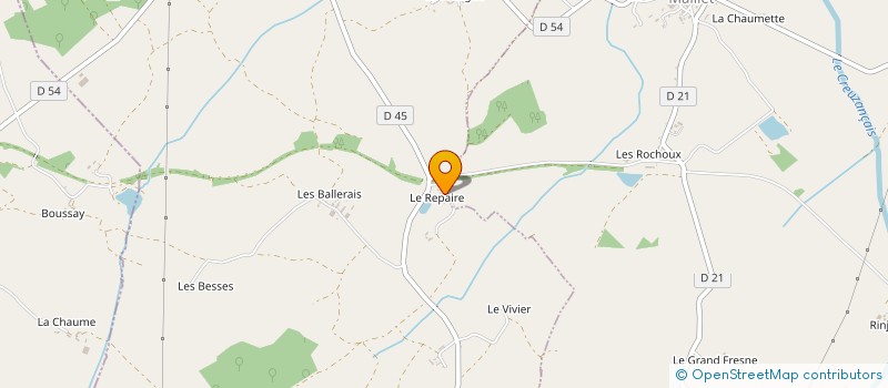 localisation de l'entreprise SELARL BRUNAUD à MALICORNAY