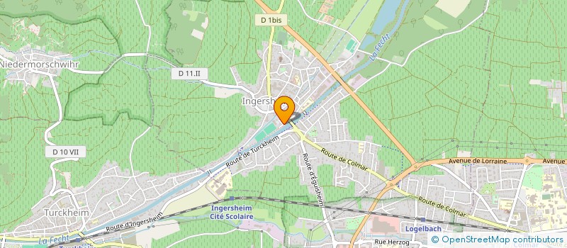 localisation de l'entreprise SELARL BRUNO BANNER ET MARIE-ELISABETH VANNEAU, NOTAIRES ASSOCIES  INGERSHEIM