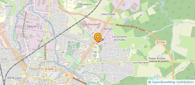 localisation de l'entreprise SELARL BRUNO SIMONIN à BOURG-EN-BRESSE
