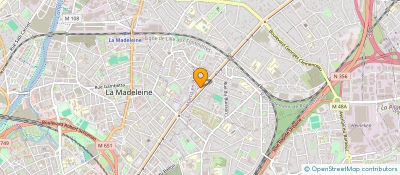 localisation de l'entreprise SELARL C&H AVOCATS à LILLE