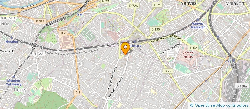 localisation de l'entreprise SELARL C. LE GAILLARD à CLAMART