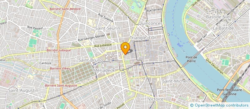 localisation de l'entreprise SELARL C. TOURNIER à BORDEAUX