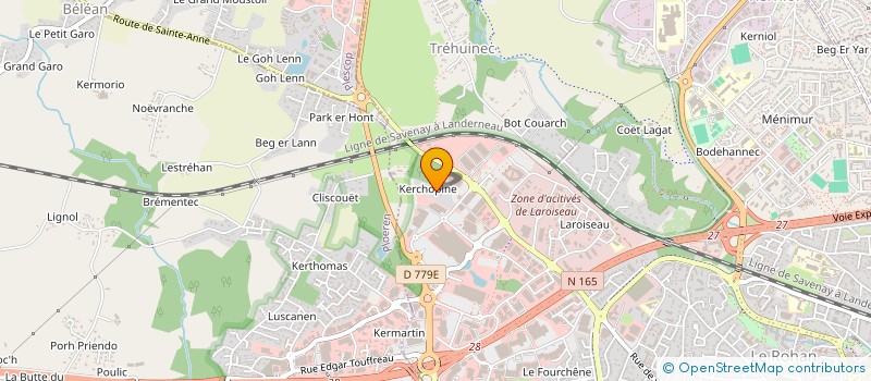 localisation de l'entreprise SELARL C.V.COPERNIC à VANNES