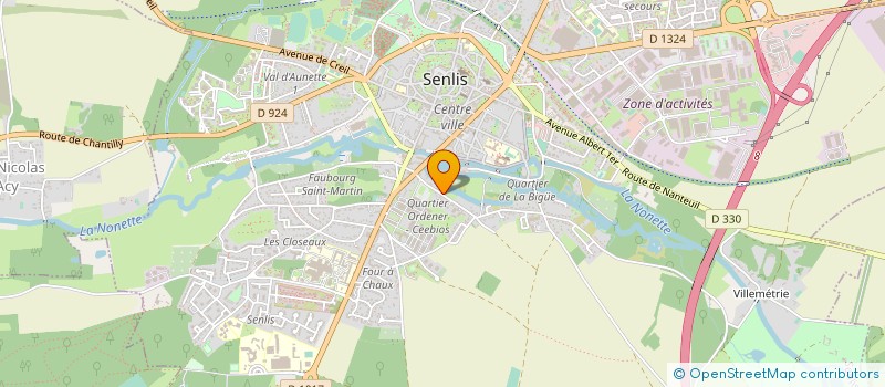 localisation de l'entreprise SELARL CABINET ANDRE à SENLIS