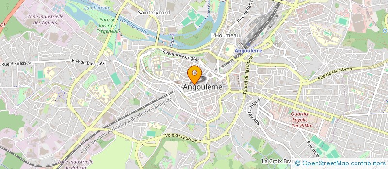 localisation de l'entreprise SELARL CABINET COSSET à ANGOULEME