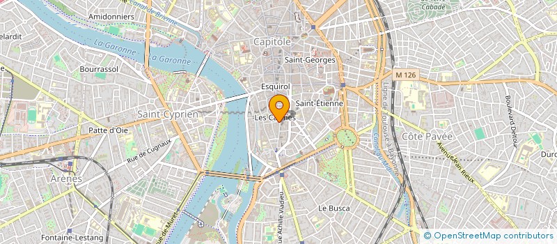 localisation de l'entreprise SELARL CABINET D'AVOCATS 222  TOULOUSE