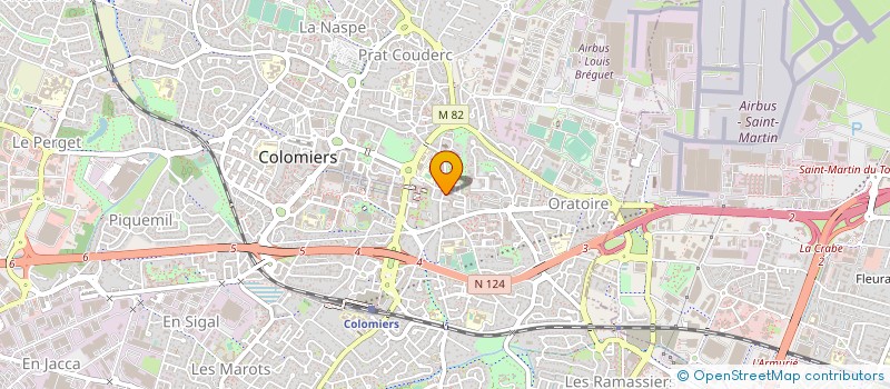 localisation de l'entreprise SELARL CABINET D'AVOCATS CARMONA à COLOMIERS