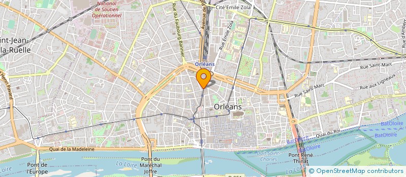 localisation de l'entreprise SELARL CABINET D ORTHODONTIE DROUARD  ORLEANS