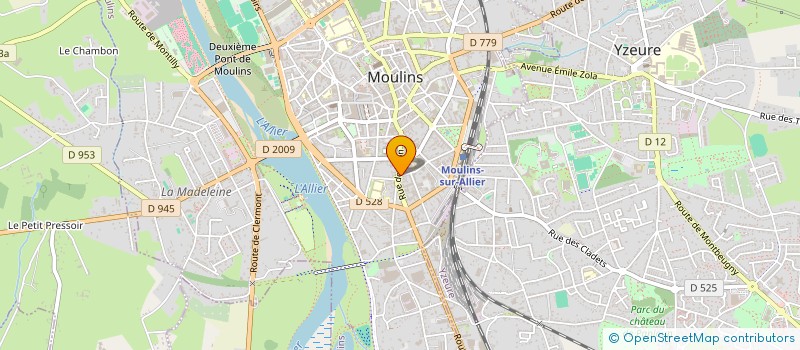 localisation de l'entreprise SELARL CABINET DE MASSEUR-KINE-OSTEO PIERRE BOURDET à MOULINS