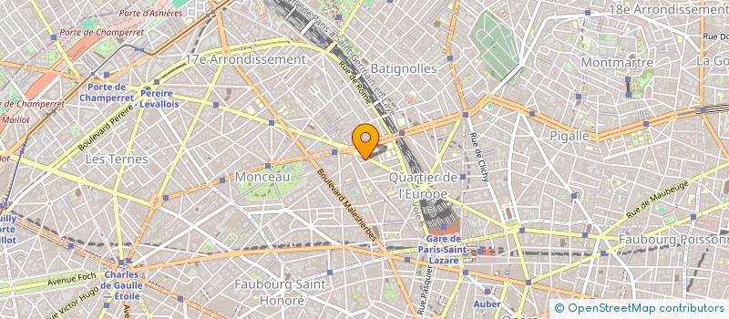 localisation de l'entreprise SELARL CABINET DE PODOLOGIE MONCEAU  PARIS