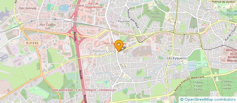 localisation de l'entreprise SELARL CABINET DENTAIRE 112 à MERIGNAC