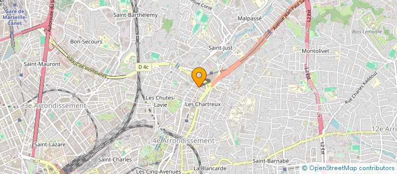 localisation de l'entreprise SELARL CABINET DENTAIRE AMR  MARSEILLE