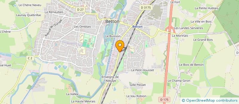 localisation de l'entreprise SELARL CABINET DENTAIRE CARDON-BATAILLE  BETTON