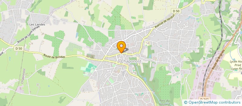 localisation de l'entreprise SELARL CABINET DENTAIRE CLAVIERE à CHAPONOST