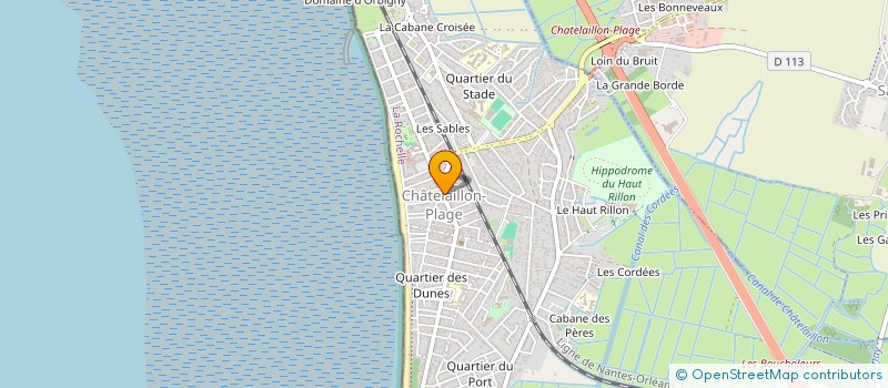 localisation de l'entreprise SELARL CABINET DENTAIRE DENIS à CHATELAILLON-PLAGE