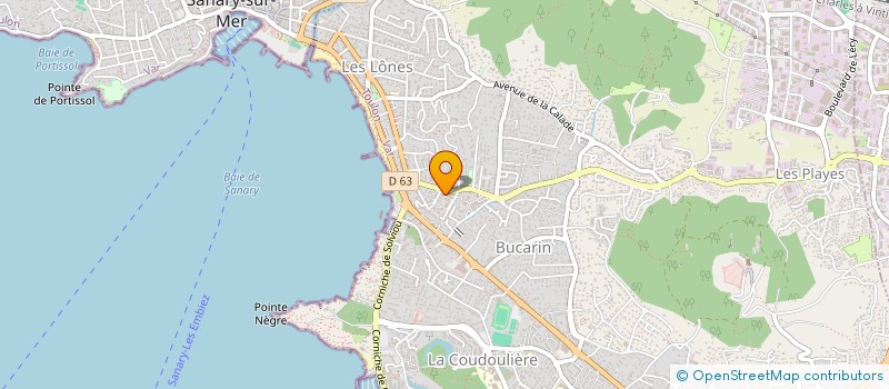 localisation de l'entreprise SELARL CABINET DENTAIRE DRS BOUTIN à SIX-FOURS-LES-PLAGES
