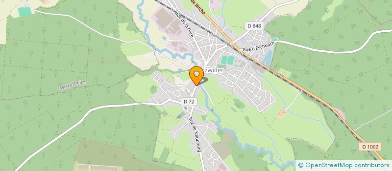localisation de l'entreprise SELARL CABINET DENTAIRE DU DOCTEUR ANNE STEPHANIE FILIPPI  MERTZWILLER