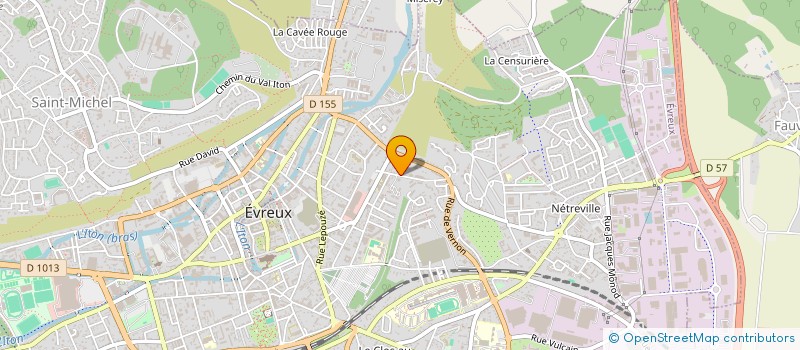 localisation de l'entreprise SELARL CABINET DENTAIRE DU DOCTEUR CHEBBO à EVREUX