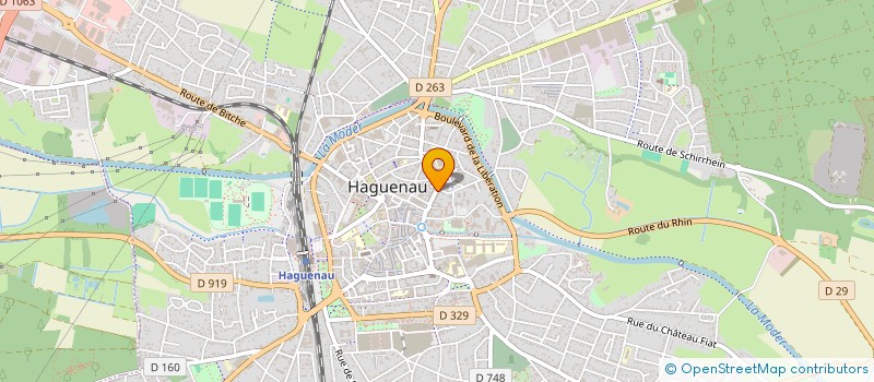 localisation de l'entreprise SELARL CABINET DENTAIRE DU DOCTEUR VERONIQUE LEDEZ à HAGUENAU