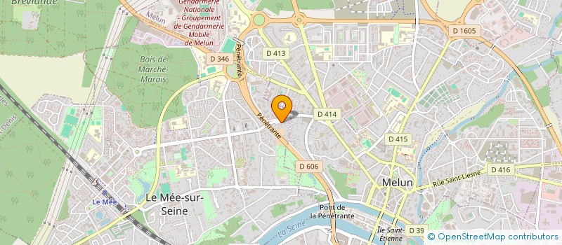 localisation de l'entreprise SELARL CABINET DENTAIRE DU MEE SUR SEINE à LE MEE-SUR-SEINE