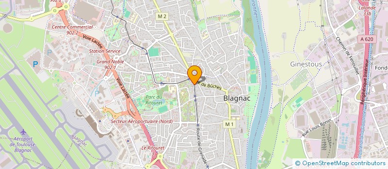 localisation de l'entreprise SELARL CABINET DENTAIRE EL FTOUHI-MOUMNI  BLAGNAC