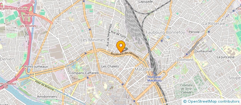 localisation de l'entreprise SELARL CABINET DOCTEUR CORINNE GONZALEZ à TOULOUSE