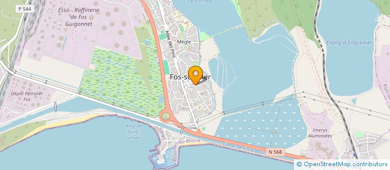 localisation de l'entreprise SELARL CABINET DOCTEUR NACASCH GIL  FOS-SUR-MER