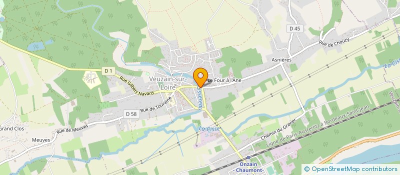 localisation de l'entreprise SELARL CABINET DU DOCTEUR BRICE ARNAUD  VEUZAIN-SUR-LOIRE