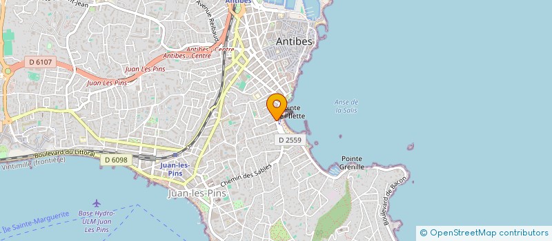 localisation de l'entreprise SELARL CABINET DU DOCTEUR CHAROKI-LEHERON à ANTIBES