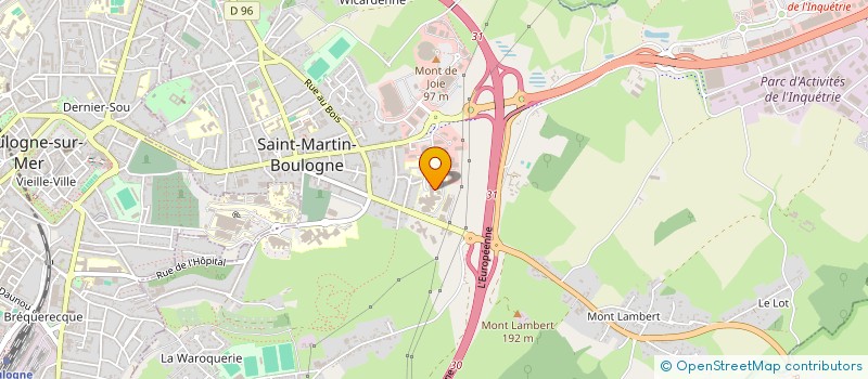 localisation de l'entreprise SELARL CABINET DU DOCTEUR EMILIE MARCANT-FOSSAERT à SAINT-MARTIN-BOULOGNE