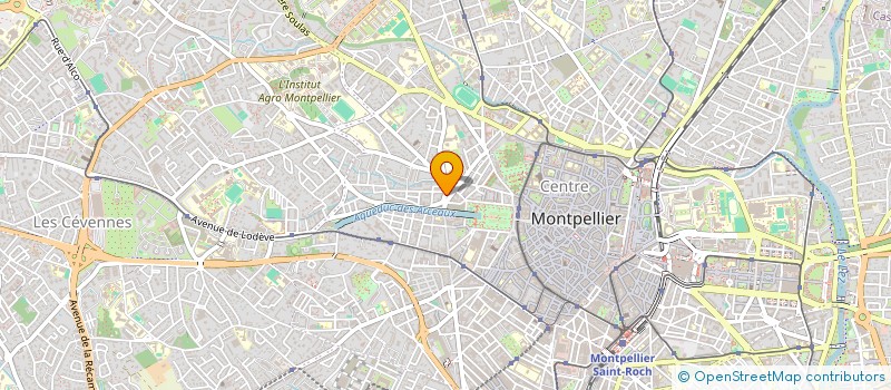 localisation de l'entreprise SELARL CABINET DU DOCTEUR SERRE à MONTPELLIER