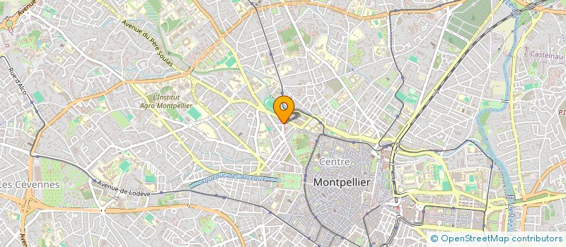localisation de l'entreprise SELARL CABINET DU DR J H DECOURT à MONTPELLIER